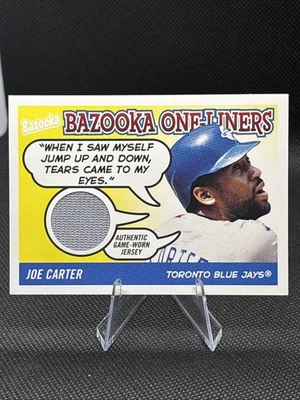 2004 Topps Bazooka One-Liners Relics - Joe Carter #BOL-JCA  (MEM) - Image 1 of 2