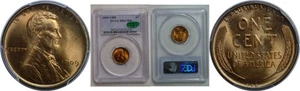 1909-VDB Lincoln Cent   PCGS MS-67 RD   CAC - Picture 1 of 3