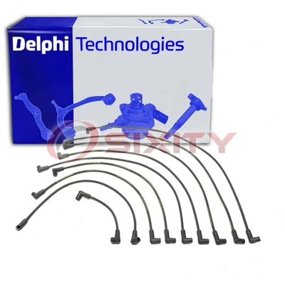 Juego de cables de bujía Delphi para Chevrolet R3500 1989-1991 5,7 L V8 encendido wv Foto 1 de 4