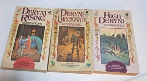 Deryni Chronicles Books 1-3 Lot. Katherine Kurtz Deryni Rising, Checkmate, High - Imagen 1 de 3