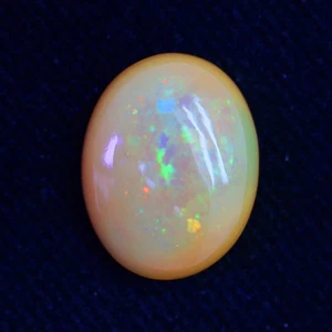 5.54ct Pinfire Patt Terrific Play of Rainbow Colors Semi Black Welo Opal TOP G! - Picture 1 of 1