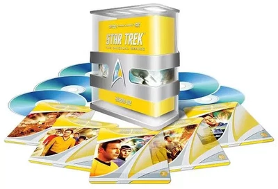 STAR TREK THE ORIGINAL SERIES SEASON ONE HD DVD / DVD 10 DISCS+CARDS REGION 1 - Image 1 of 4