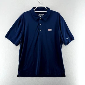Chubbies Error Print Upside Down American Flag Embroidered Polo Herren Größe M - Bild 1 von 15