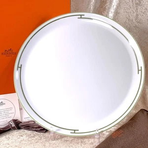 Hermes Paris Round Large Tart Platter Serving Plate Rhythm 32 cm Porcelain w/Box - Picture 1 of 14