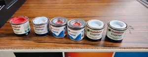 6 Humbrol Hobby Paints some partially used total weight 151 numbers ma per Image - Bild 1 von 5