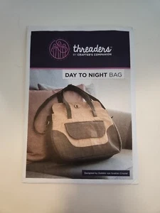 Crafters Companion Threaders Day To Night Bag Pattern, Instructions New - Picture 1 of 7
