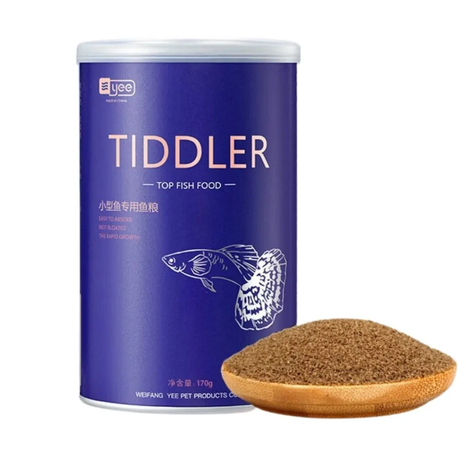 Alimento para peces pequeños de acuario para peces pequeños Guppies Bettas Tetras Foto 1 de 4