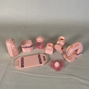 Cocina clon Barbie M&C 8 piezas set accesorios muñeca Betty vintage años 90 - Imagen 1 de 7