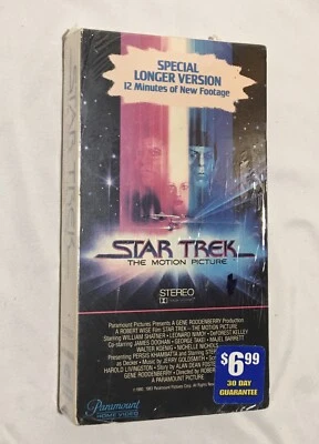 Star Trek The Motion Picture VHS Movie Special Longer Version - Image 1 of 4