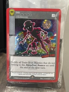MetaZoo New York Comic Con NYCC 2022 Exclusive Holo Promo Card Join The Seance - Picture 1 of 2