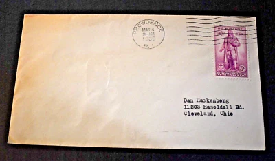 1936 US Scott #777 Rhode Island Cover - Image 1 of 3
