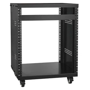 VEVOR Rack AV 12U 226,8 kg Support de Studio d'Enregistrement Stéréo Réseau - Photo 1/12