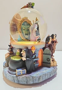 Disney Store Böse Hexe Spiegel Spiegel Schneekugel Musik Bewegung Schneewittchen - Bild 1 von 19