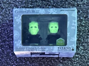 Titans Vinyl Figures Game of Thrones Night King & White Walker NYCC EXC GITD - Picture 1 of 15