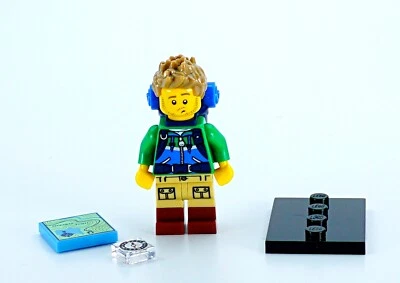 LEGO Minifigura Serie 16 Caminante Explorador Mochila Brújula 71013 Juguete Coleccionable Foto 1 de 4