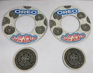 vintage lot 2 Oreo promo refrigerator fridge magnets “for the Kid In All of Us” - Picture 1 of 5