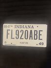 Indiana+Fleet+License+Plate+For+Art+Project+Or+Mancave+Decoration