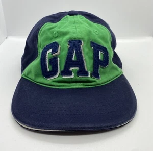 GAP Cap Hat Baby Fitted S/M 48-50 cm Blue Green 100% Cotton  - Picture 1 of 7