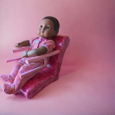 American Girl Doll African American Bitty Baby And Table Seat Tag 2018 - Image 1 of 4