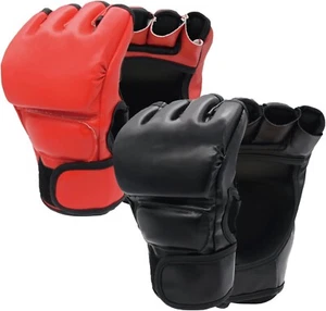 2 pares de guantes de boxeo guantes de kickboxing para hombres mujeres principiantes zapatos profesionales - Imagen 1 de 5
