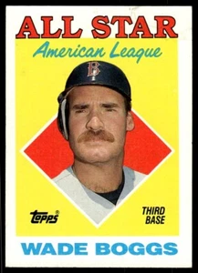 1988 Topps Baseball Card Wade Boggs Boston Red Sox #388 - Picture 1 of 2