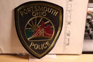 police patch   PORTSMOTH POLICE OHIO SUBDUED - Picture 1 of 1