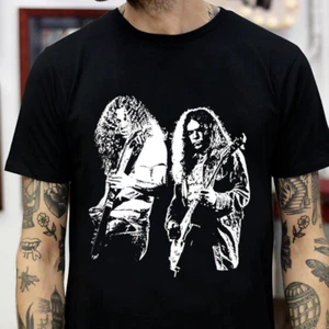 Gary Rossington Allen Collins camicia chitarrista classica nera unisex S-5XL 1P0044 - Foto 1 di 3