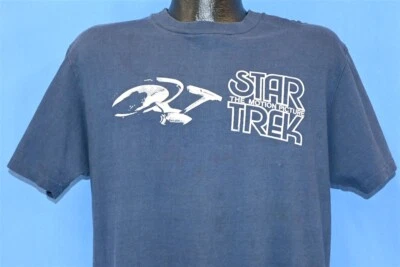 Camiseta vintage años 70 STAR TREK THE MOTION PICTURE CIENCIA FICCIÓN PELÍCULA ANGUSTIADA GRANDE L Foto 1 de 4