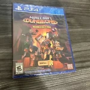 Minecraft Dungeons - Hero Edition - Sony PlayStation 4 / PS4 - NEW SEALED (Read) - Picture 1 of 4