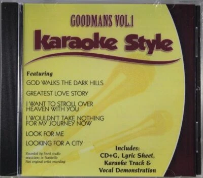 Goodmans Volume 1 Christian Karaoke Style NEW CD+G Daywind 6 Songs - Image 1 of 2