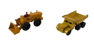 Lesney Matchbox 2 Pack No 6 Euclid Quarry Dump Truck + Tractor No 43 Yellow - Picture 1 of 9