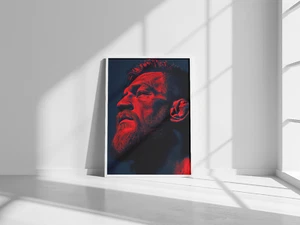 Conor McGregor "Framed" 🥊 Limited Giclée Art Print 🎨 Signed + COA 🏆 24x36 v5 - Picture 1 of 13