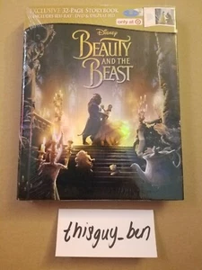 *NEW* Beauty and the Beast, Target Exclusive Blu-ray Digibook, Disney - Picture 1 of 3