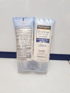 2x Neutrogena Ultra Sheer Dry-Touch SPF 70 Sunscreen Lotion 3oz each Exp:04/2018 - Picture 1 of 1