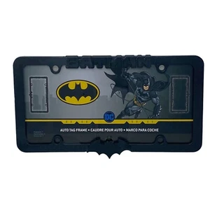Marco de matrícula universal de Batman Black Metal de DC Comics 12,5"" x 6,5"" - 1 pieza - Imagen 1 de 3