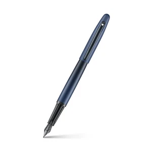 Pluma Estilográfica Sheaffer VFM en Azul Mate con Borde PVD - Fina - NUEVA en Caja - Imagen 1 de 1