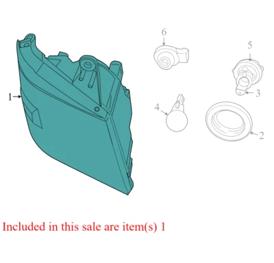 2008-2010 Chrysler Town & Country Passenger FR Headlight Used OEM - Imagem 1 de 2