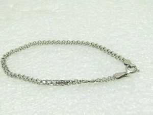 Vintage Sterlingsilber Mesh Armband, Milor, Italien, 7,25", 3 mm - Bild 1 von 6