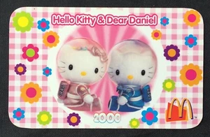 2000 麥當勞 Singapore McDonald's Hello Kitty & Dear Danial pocket calendar - Picture 1 of 2