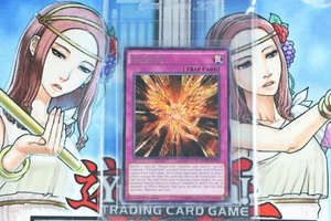 Yugioh Fallenkarte Burnout INOV-DE073 1. Auflage Rare - Bild 1 von 2