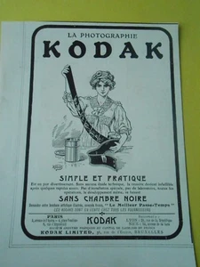 Kodak la photographie simple et pratique Publicité 1910 AD - Bild 1 von 1