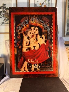Raro póster montado en madera Jane's Addiction Ritual De Lo Habitual con abrigo transparente - Imagen 1 de 3