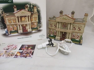 Dept 56 Dickens' Village HICKMAN WELLS GENTLEMEN'S CLUB #56.58743 W/BOX & CORD - Picture 1 of 9