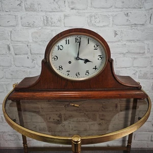 Junghans Kaminuhr Württemberg B42 Pendeluhr Buffetuhr mechanisch Holz WeeNTAGE - Picture 1 of 13