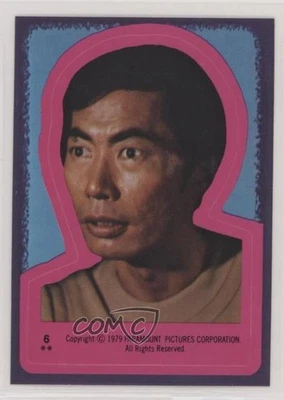 1979 Topps Star Trek: The Motion Picture Stickers George Takei Sulu #6 0ru6 - Image 1 of 3
