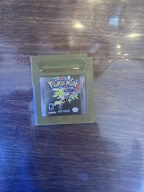 Nintendo Pok&eacute;mon Gold Version Game Boy Color Cartridge saves trades works great 