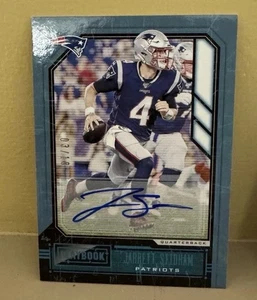 Jarrett Stidham Playbook 2020 Autograph Auto /10 Patriots LA Raiders - Picture 1 of 2