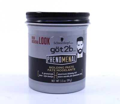 1 pasta moldeadora fenomenal Got2b de Schwarzkopf espesante fenomenal 3,5 OZ ** Foto 1 de 4