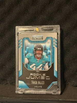 2022 Playbook Travon Walker Rookie Jumbo Patch /99 Booklet RC Jaguars - Image 1 of 3