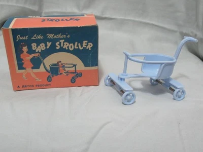 1950's Blue Jeryco “Just Like Mother’s” Doll Baby Stroller in Original Box - Image 1 of 3